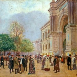 Opening day of the salon